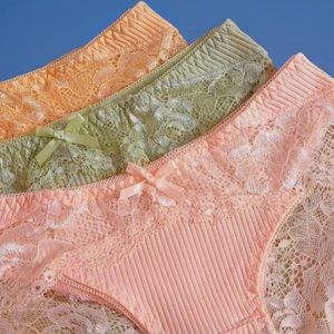 NEW Sexy coquette pastel kawaii lace 5 panty set